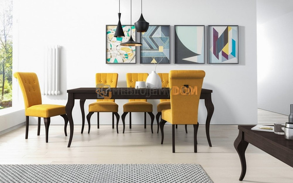 Chair FLAVIO with knocker 100 cm