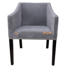 JUMPY NARROW armchair with thumbtacks and knocker 84 cm