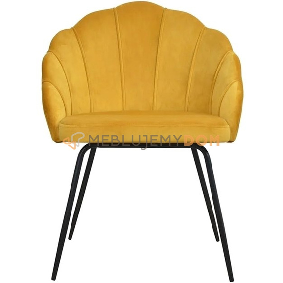 SHELLY BLACK armchair 83 cm