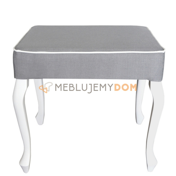 Pouf LUDWIK with piping 50 x 40 cm