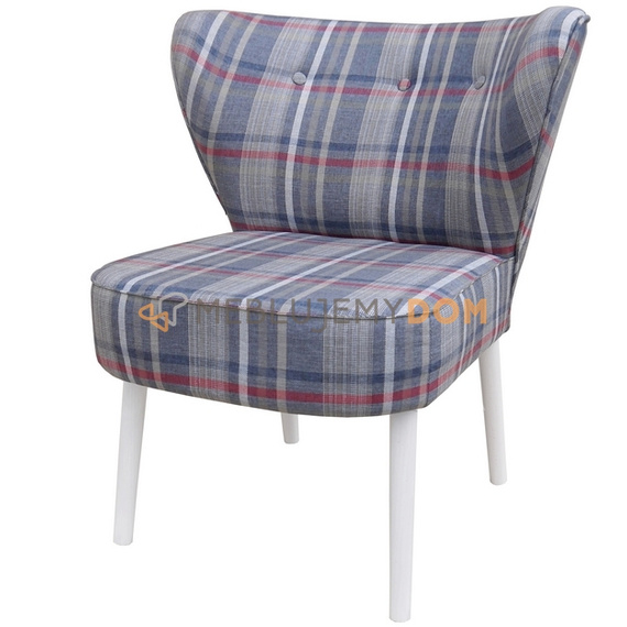 CLUB PIK armchair with buttons 79 cm