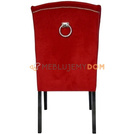 MATEO PIK chair with crystals, thumbtacks and knocker 106 cm