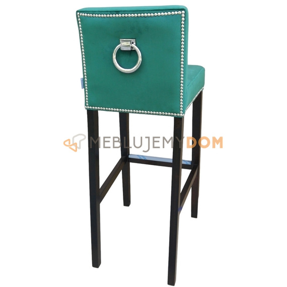 Bar stool NARROW with thumbtacks and knocker 103 cm