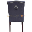 MATEO PIK chair with thumbtacks and knocker 106 cm