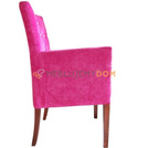 SIMPLE PIK armchair with crystals 98 cm