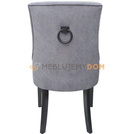 DAFFY PIK chair with piping and black knocker 98 cm