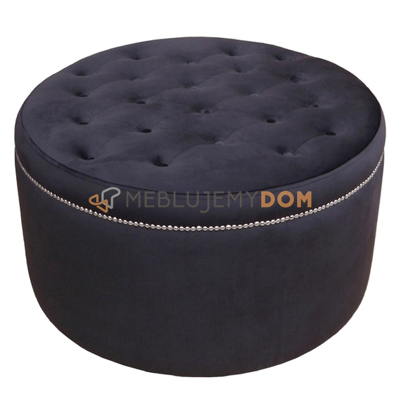 Pouf GLAMOUR with thumbtacks Ø 80 cm