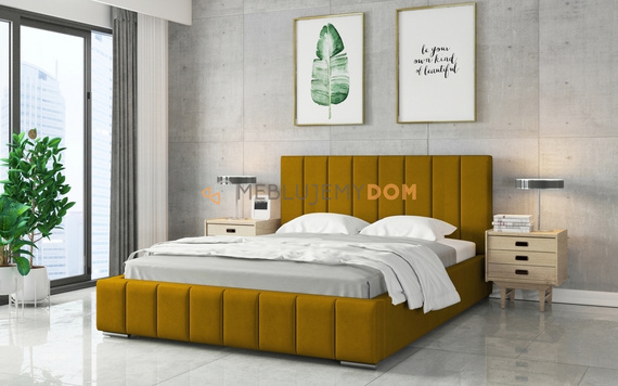 Upholstered bed BERGAMO