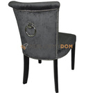 MICHELLE chair with crystals, thumbtacks and knocker 87 cm