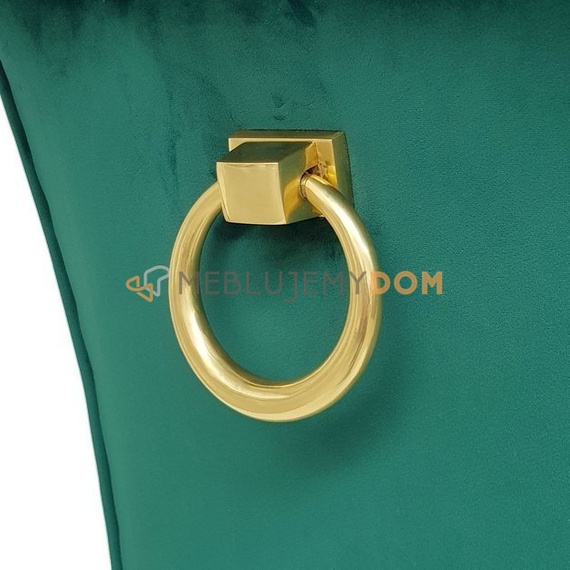 Chair FLAVIO with crystals and knockers 100 cm