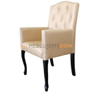 LUDWIK PIK armchair with buttons 101 cm