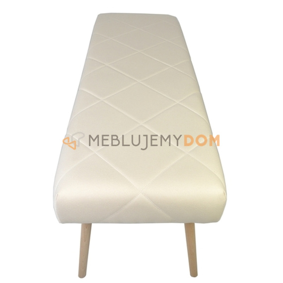 Pouf JUDITH with stitching 110 x 45 cm