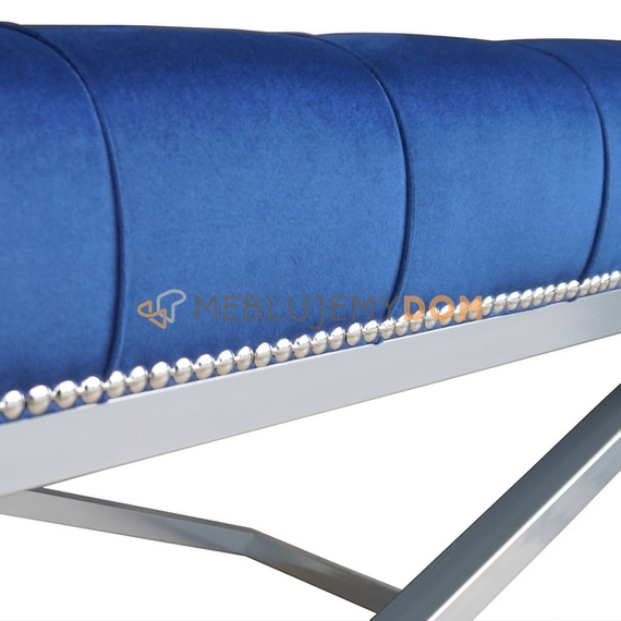 Pouf FELIX with thumbtacks 90 x 45 cm