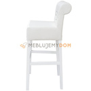 Bar stool SIMPLE PIK with crystals and roller 116 cm
