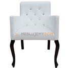 LUDWIK PIK armchair with crystals and roller 87 cm