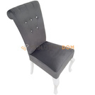 Chair TIZIANO with crystals and knocker 100 cm