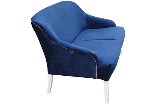 2-seater sofa BALTIMORE with thumbtacks