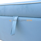 Pouf COFFER with piping 97 x 50 cm