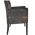 SIMPLE PIK armchair with crystals 84 cm