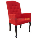 LUDWIK PIK armchair with buttons 110 cm