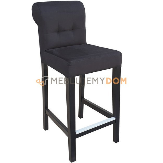 Bar stool NARROW PIK with roller, thumbtacks and knocker 96 cm
