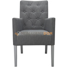 SIMPLE PIK armchair with buttons 98 cm
