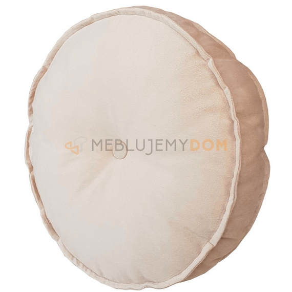 Throw decorative pillow ROUND PIK with button Ø 40 cm