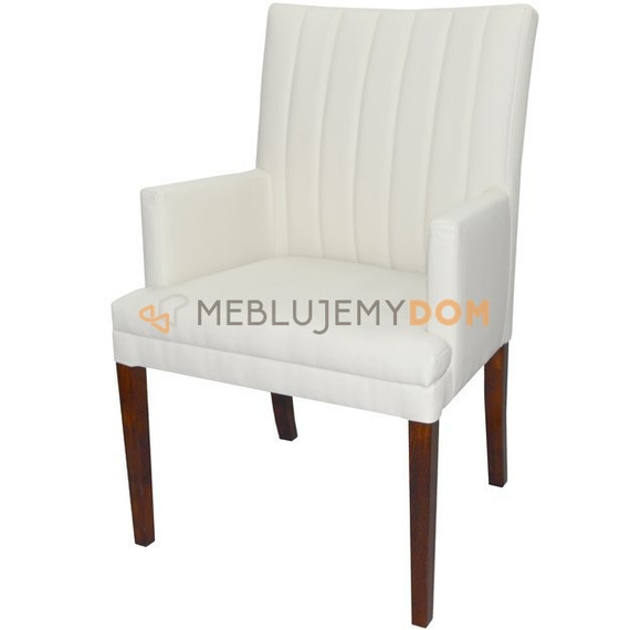 EDGAR NARROW PIK armchair with vertical stitching 98 cm