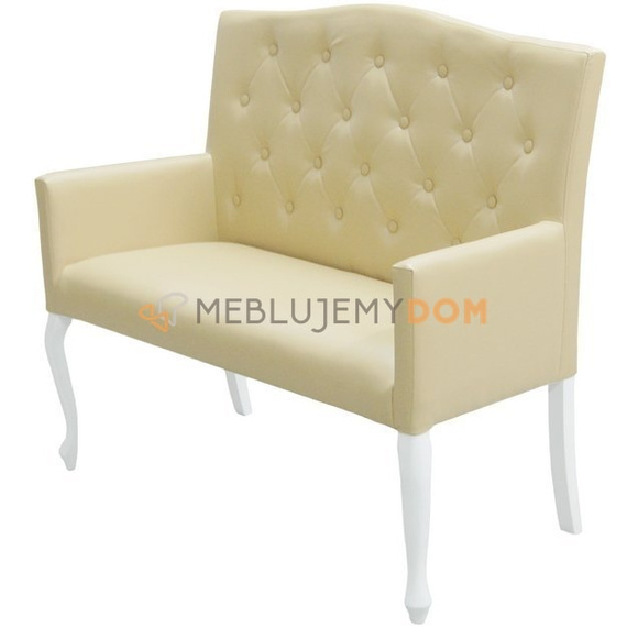 Upholstered bench QUEEN PIK with buttons 101 cm