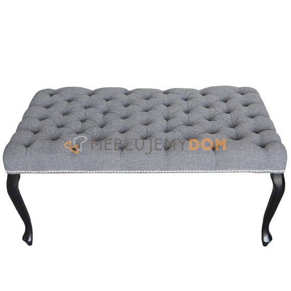 Pouf CHESTERFIELD with thumbtacks 97 x 50 cm