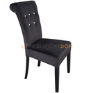 Chair VERCELLI with roller and crystals 100 cm