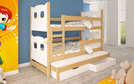 Bunk bed 3-person OLIVER TEDDY BEAR