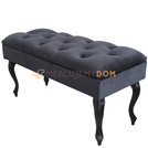 Pouf CHESTER openable with crystals 100 x 40 cm