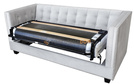 2-seater sofa MADLEN with rollers and thumbtacks