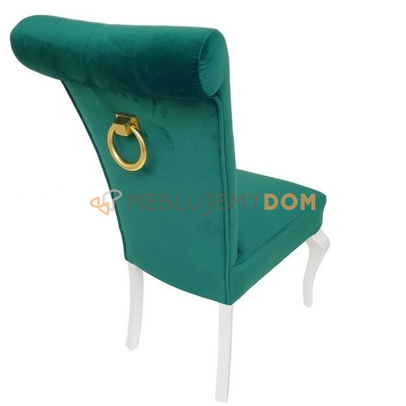 Chair FLAVIO with crystals and knockers 100 cm