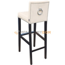 Bar stool NARROW PIK with buttons, thumbtacks and knocker 108 cm