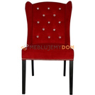 MATEO PIK chair with crystals, thumbtacks and knocker 106 cm