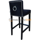 Bar stool NARROW PIK with thumbtacks and knocker 93 cm
