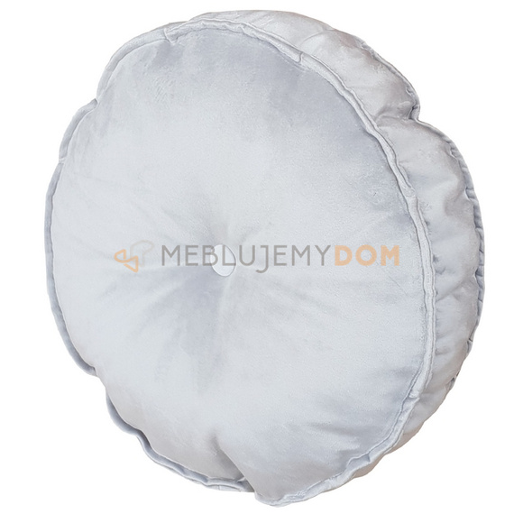 Throw decorative pillow ROUND PIK with button Ø 40 cm