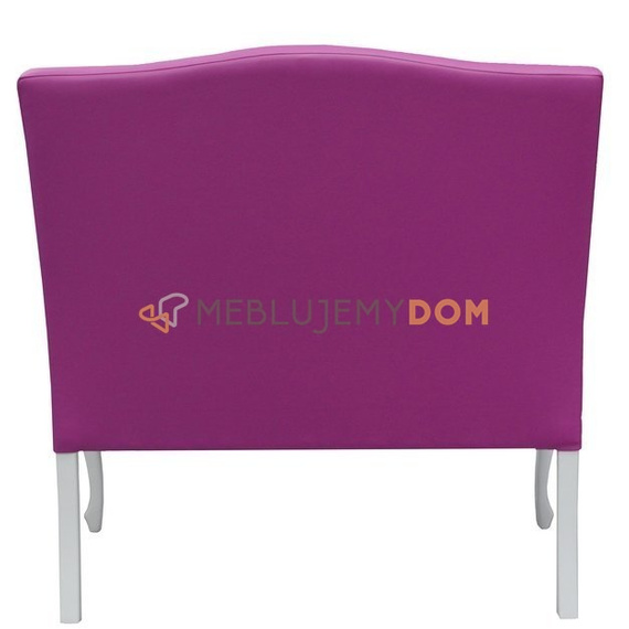 Upholstered bench QUEEN PIK with crystals 110 cm