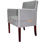 SIMPLE armchair with piping 84 cm