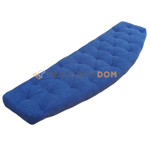 SOFT PIK arched cushion with buttons 125 x 23/38 cm
