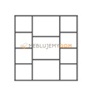 2-door chest of drawers DALLAS