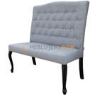 Upholstered bench WINDSOR PIK with crystals 110 cm