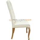 LUDWIK PIK chair with buttons and piping 110 cm