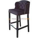 Bar stool USZAK PIK with buttons, thumbtacks and knocker 102 cm