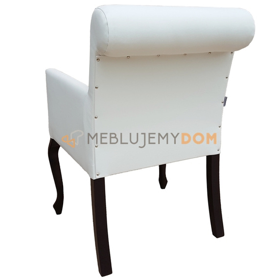 LUDWIK PIK armchair with crystals and roller 87 cm