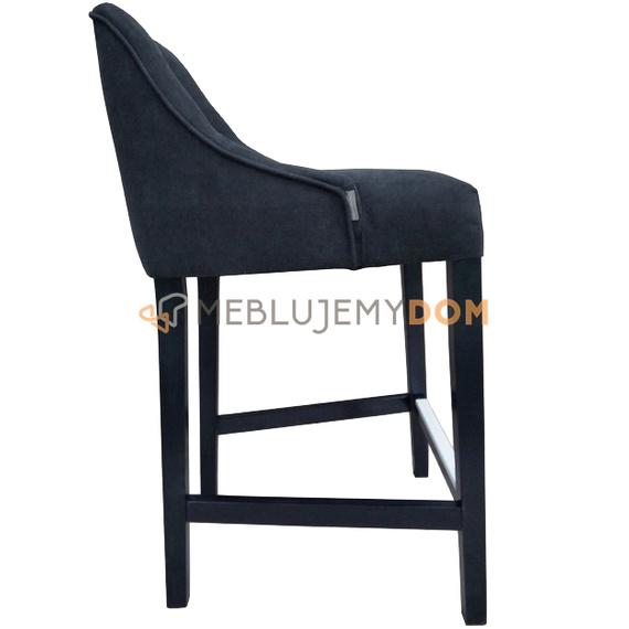 Bar stool DAFFY PIK with piping 100 cm