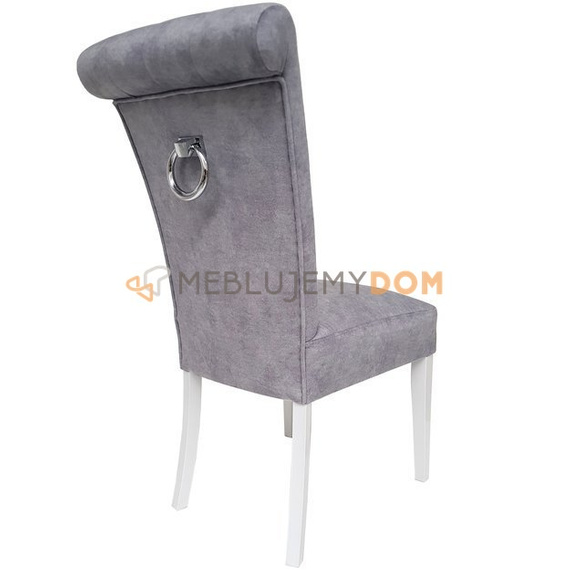 Chair MARCELO with crystals and knocker 100 cm