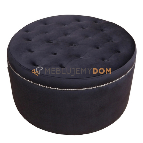 Pouf GLAMOUR with thumbtacks Ø 80 cm